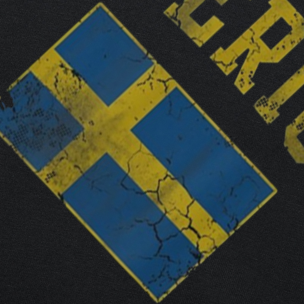 Lustige Vintage Sverige Schweden Flagge T Shirts Baumwolle Streetwear Kurzarm Geburtstag Geschenke Sommer Stil T-shirt Herren Kleidung – Detail 5