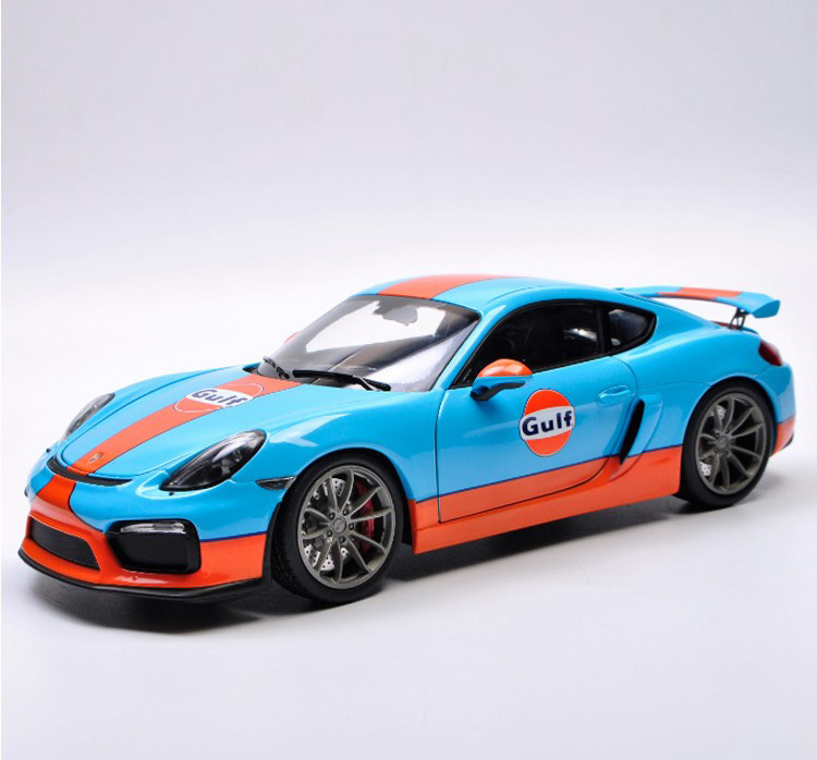 1/18 Schuco для Porsche CAYMAN GT4 литые игрушечные модели