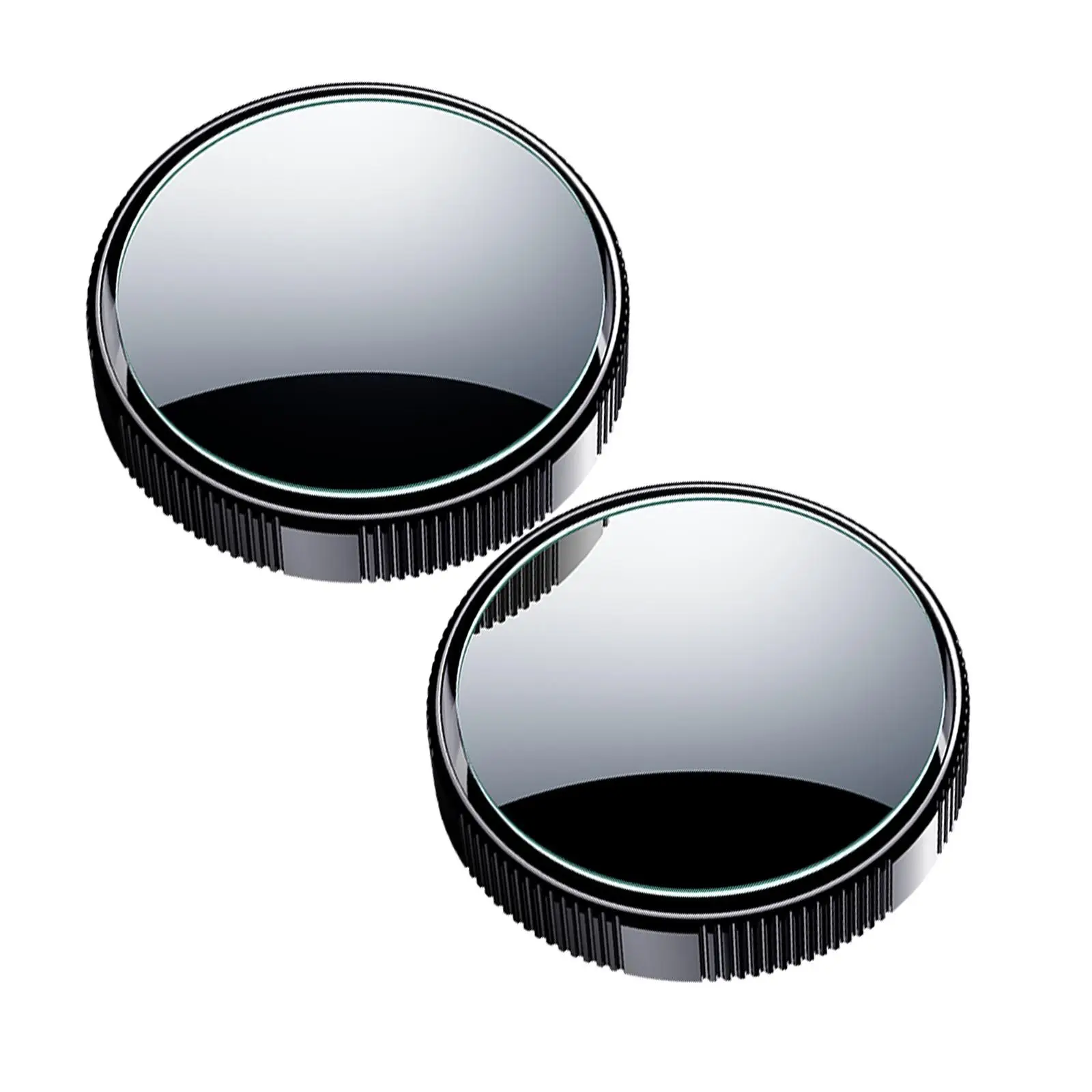 2 Pieces Round Blind Spot Mirrors, Housing Side Rearview Mirror Adjustable