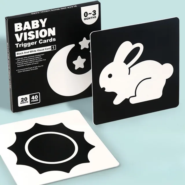 0-36M Baby Early Education Card Black And White Cards Color Training Visual  Stimulation Montessori Shape Animal Cognitive Toys - AliExpress