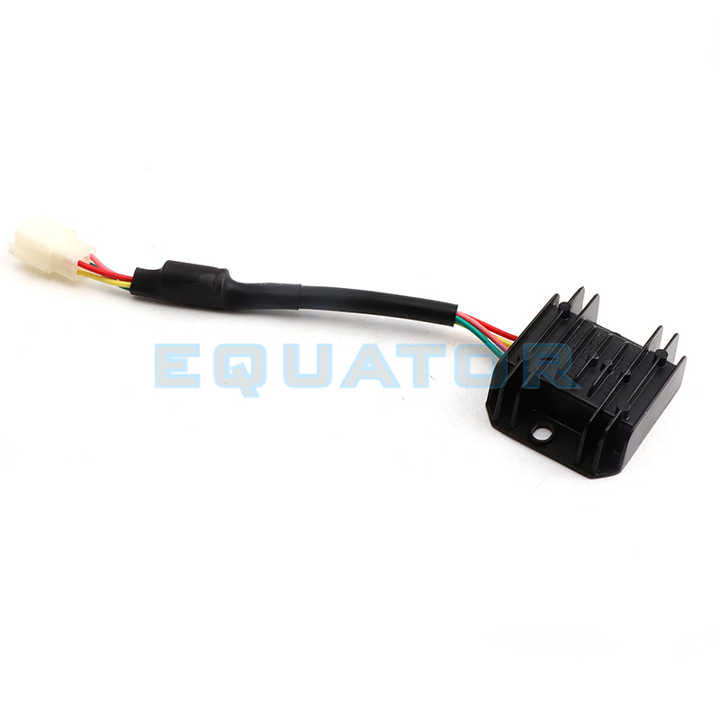 Motorrad dirt pit bik teile buchse stecker 4 Drähte 12 V Spannung regler Gleichrichter ATV GY6 50 150cc Scooter Moped JCL NST TAOTAO – Detail 1