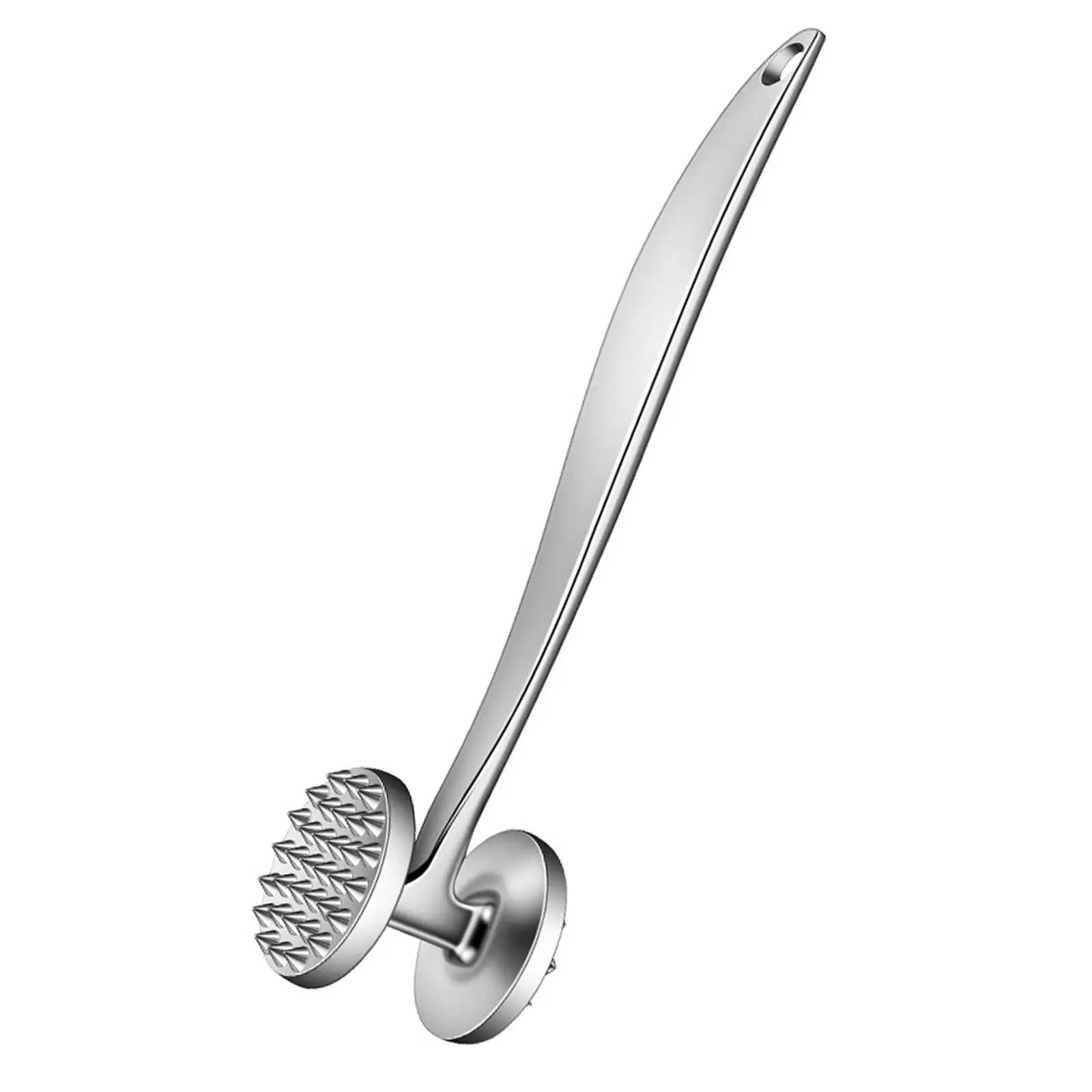 Double Sides Meat Tenderizer Hammer Multifunction Sturdy Pounder Tools Mallet Zinc Alloy Loose Meat Hammer for Home Steak Meat