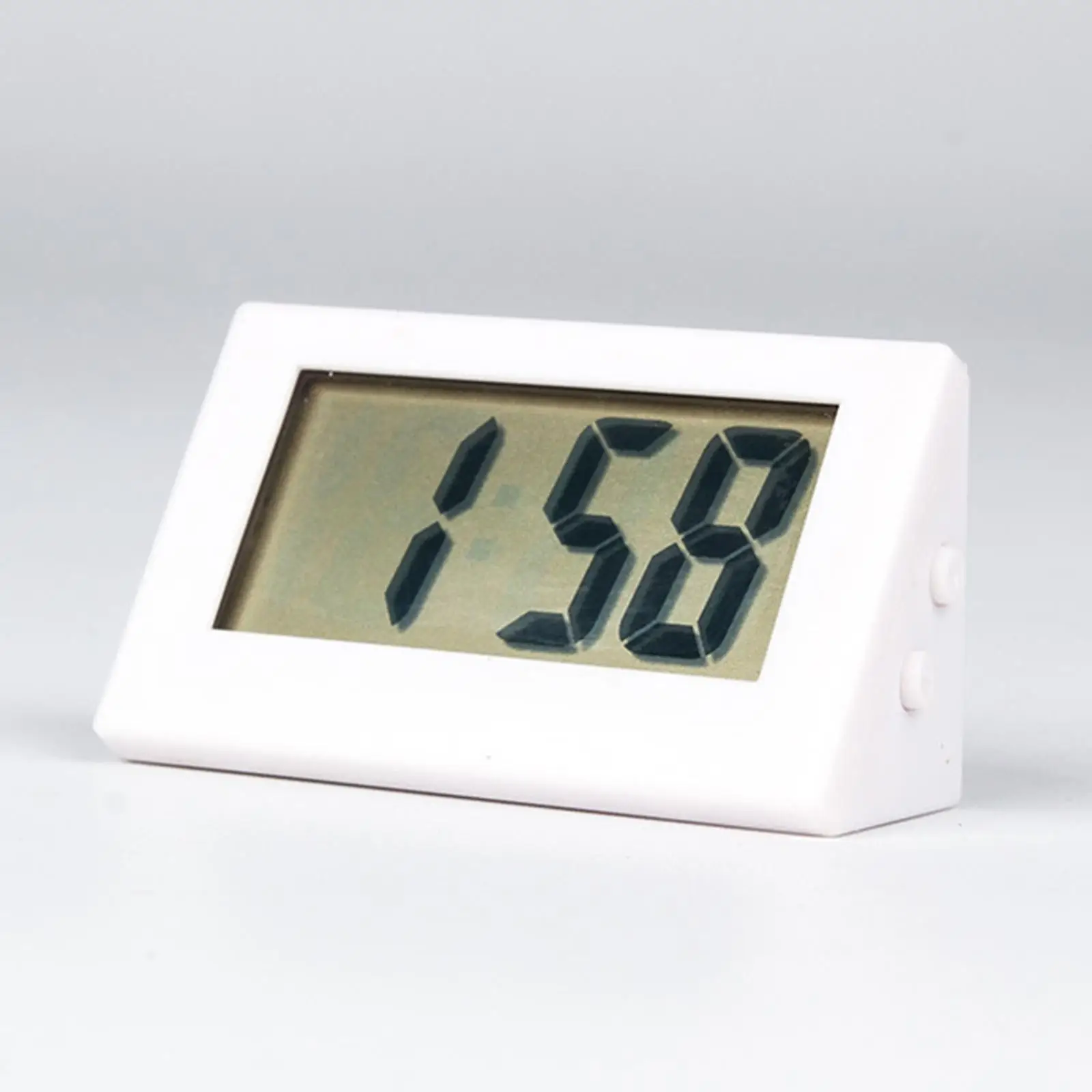 Table Clock LCD Display Mute Mode Standing Numeral for Various Occasions Home Desktop decor Kitchen Study