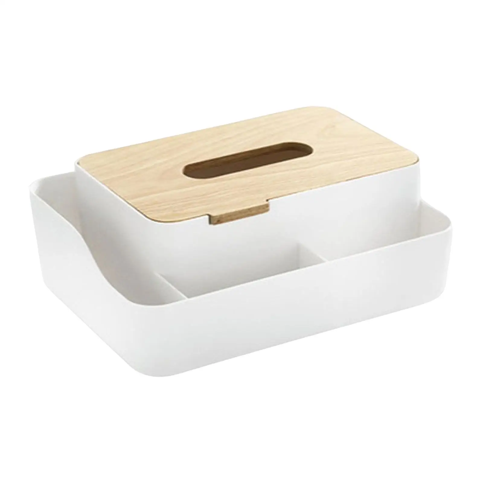 Multipurpose Tissue Box Decoration Dustproof Organizer Napkin Paper Storage for Office Desk Vehicle Dormitory Bedroom Bathroom