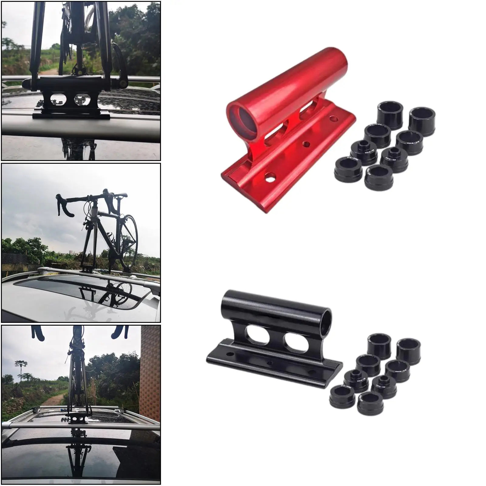 2x Bike Car Roof Mount Rack  SUV Mount Block  Carrier Holder