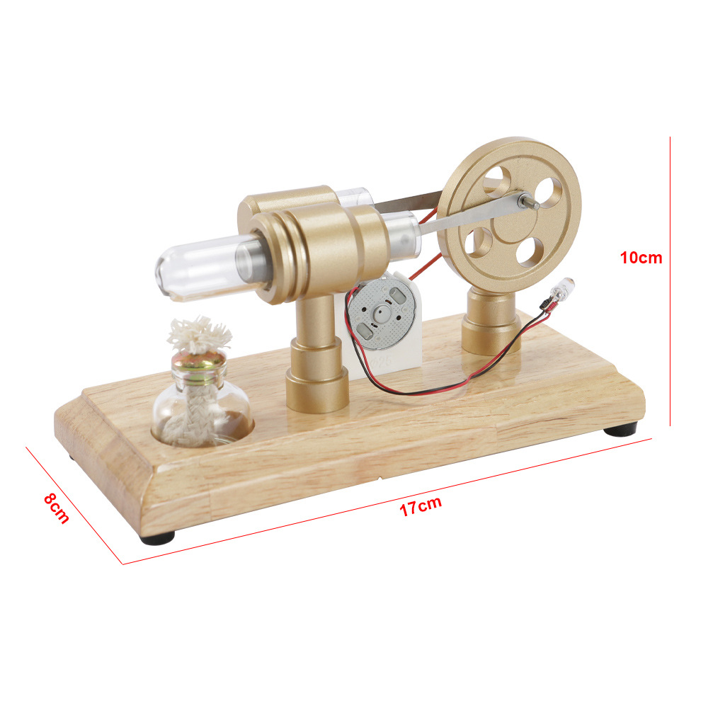 Стирлинговая модель электрогенератора, научная и образовательная физика,  игрушка