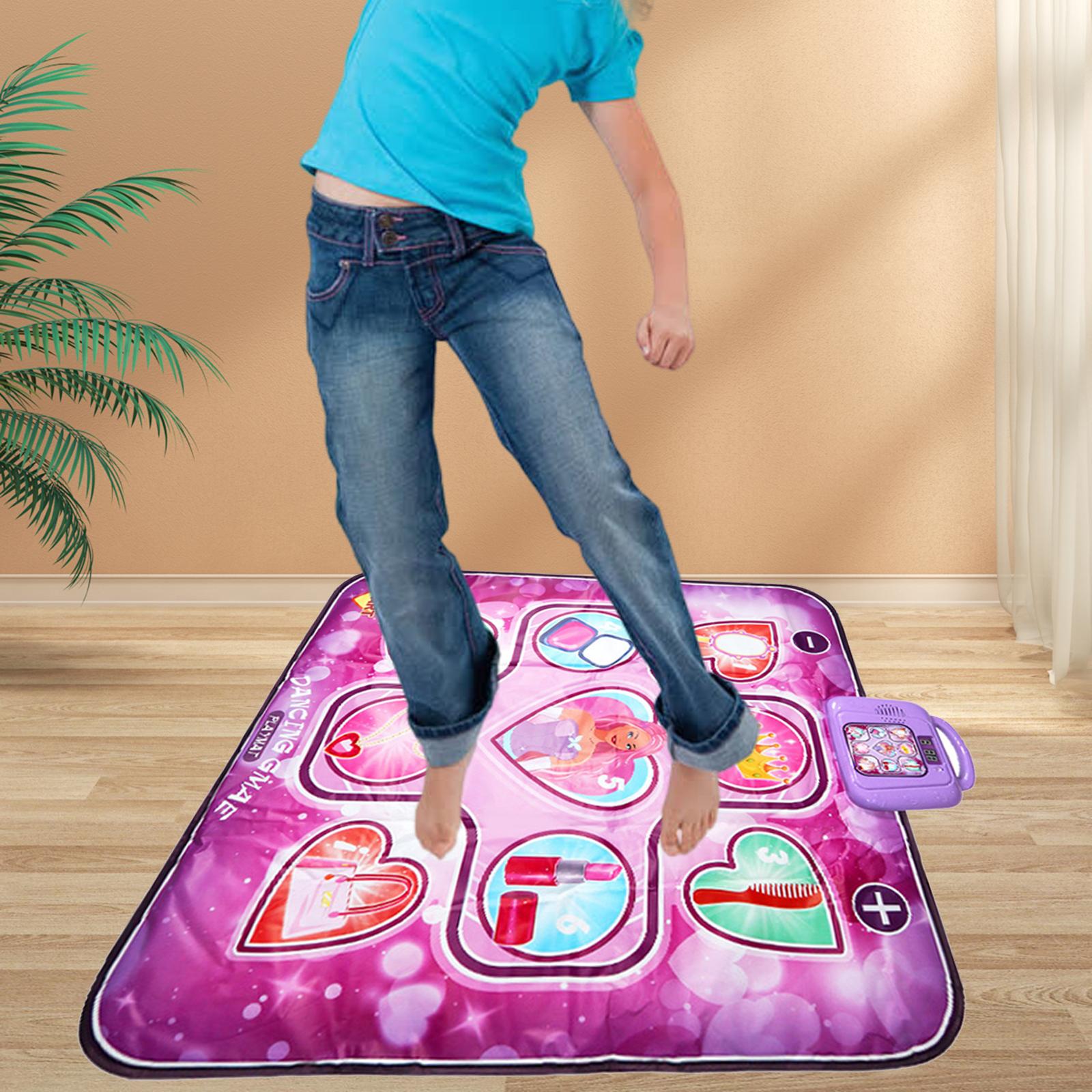 Dance Mat Portable Rhythm Play Mat Dancing Blanket Fitness Pad Dancing Game Playmat for Adults Toddlers Kids Children Boys