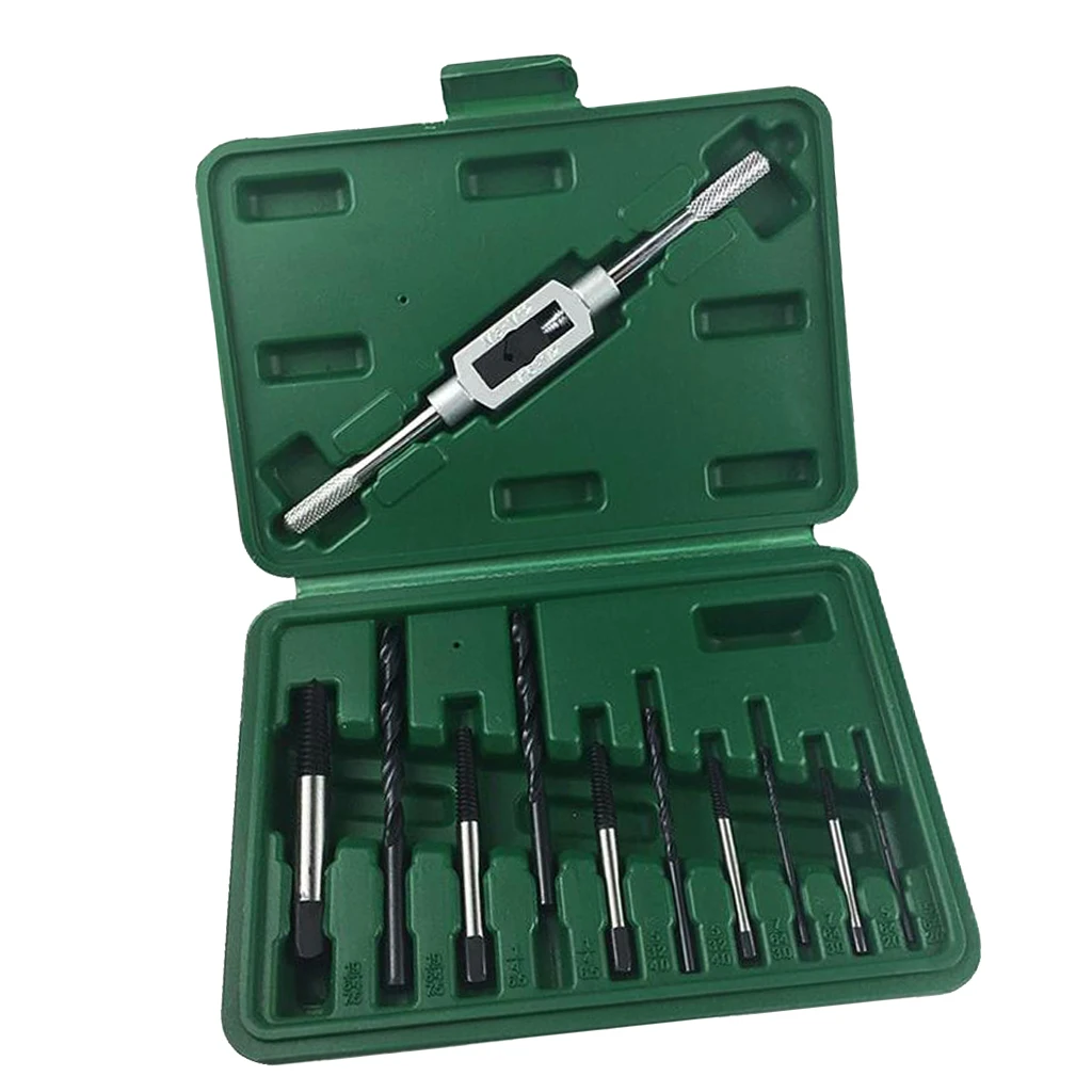 11Pc Damaged Screw Extractor And Remove Set Easily Remove Damag Screw