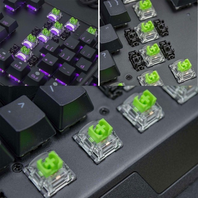 New RGB Magic Axis MX Axis 2Pcs Green Switches for Razer 