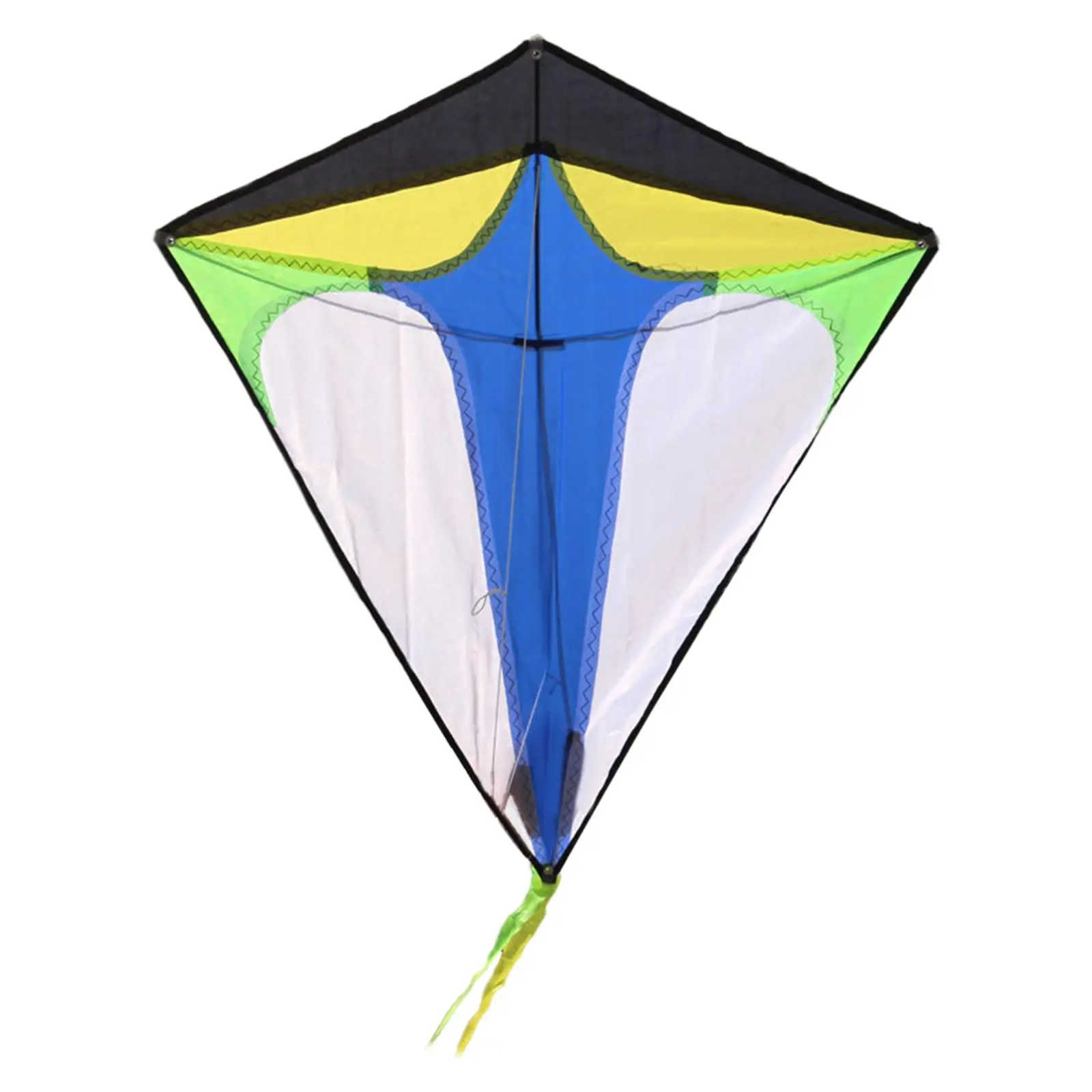 Colorful Rhombus Kite, Fly  with String Easy to  to Assemble Lightweight Toys for Teenagers Kids  Childhood Memories