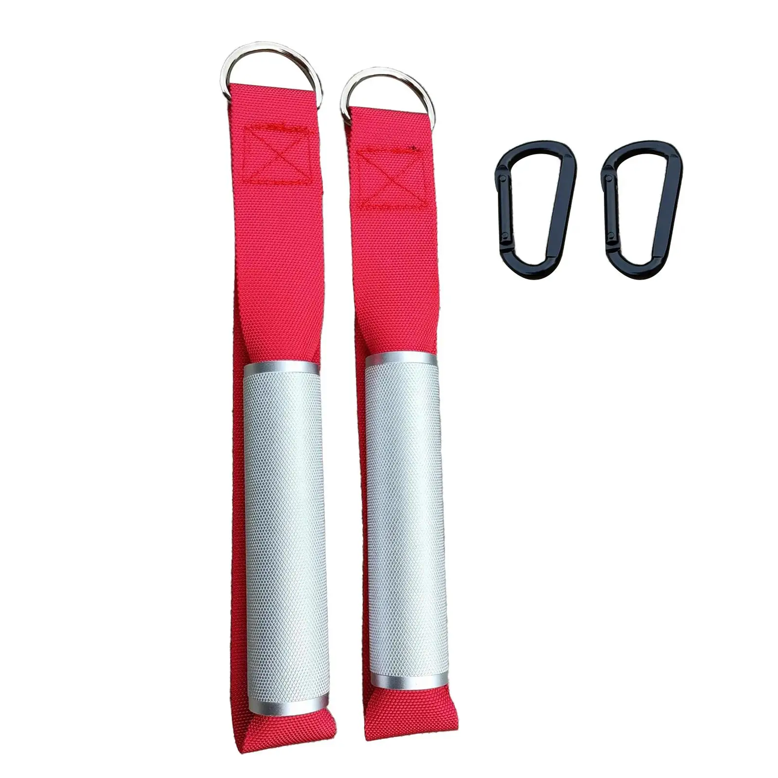 2 Pieces Cable Machine Attachment Handles Tool Gymnastics Hanging Workout Exercise Equipment for Strength Trainer Pilates Yoga