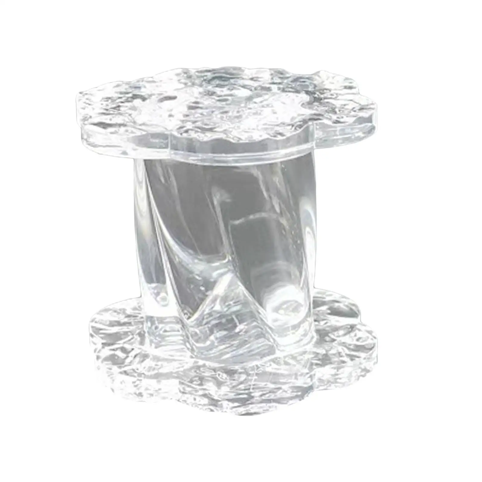 Round Display Stand Jewelry Transparent Display Block Pedestals Cylinder for Bangles Dolls Collectibles Action Figures Cosmetics