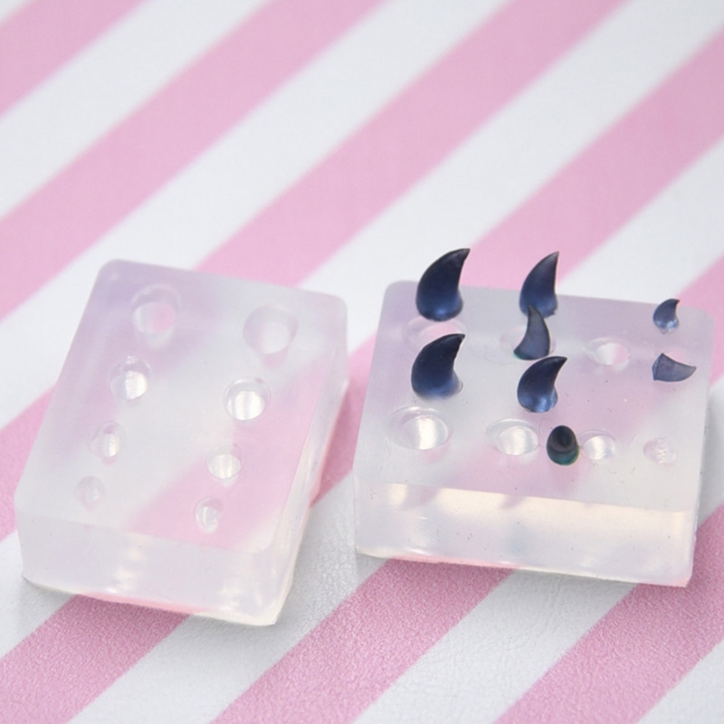 Devil Horn Silicone Mold Epoxy Resin Mould for DIY Jewelry, Decorations, Gifts K3ND