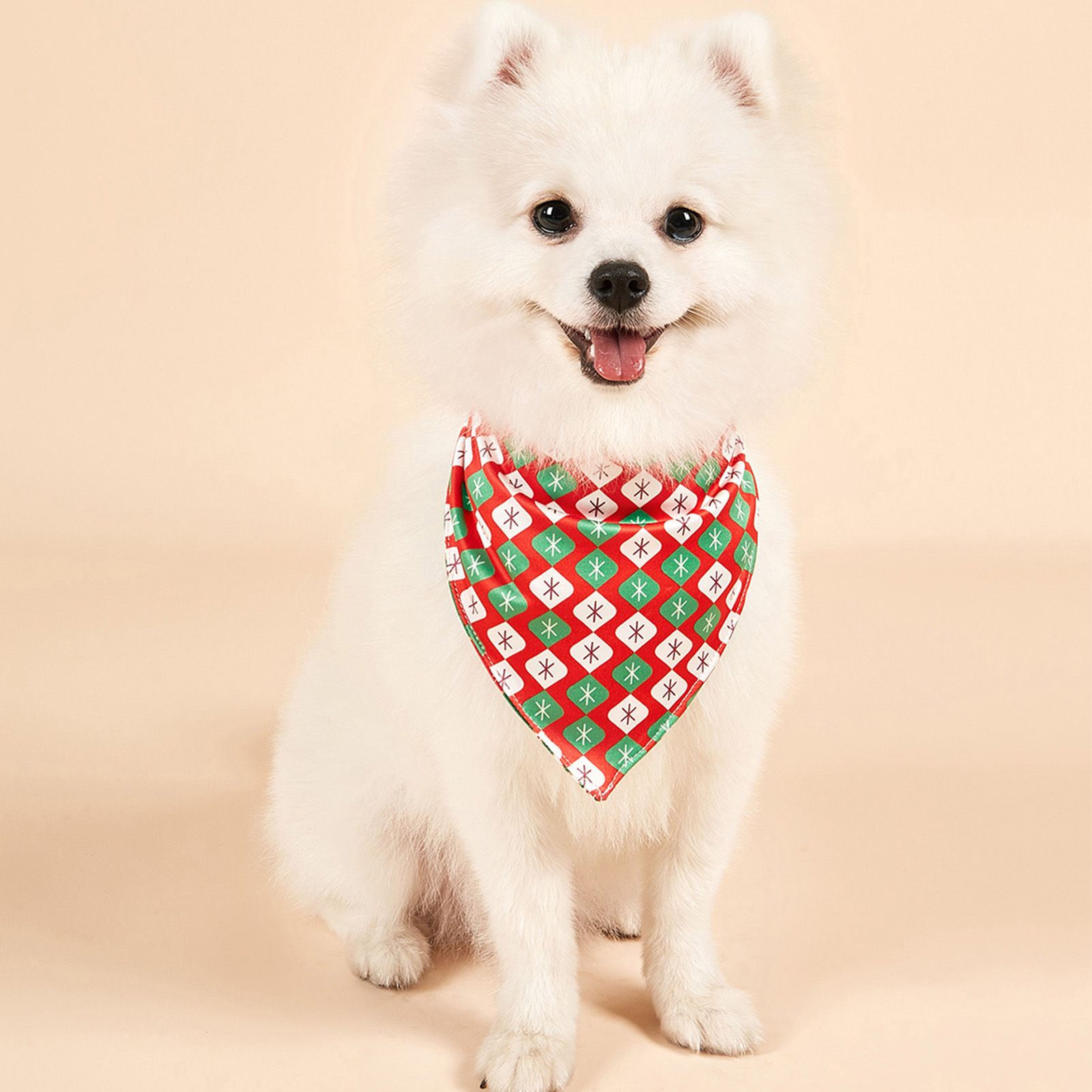 Title 5, Christmas Dog Bandanas Santa Claus Dog Scarf Fo...