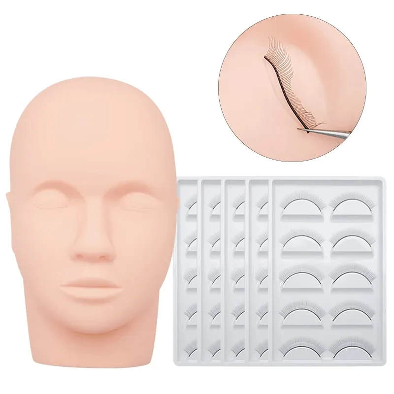 Best of Practice Mannequin Head For Eyelash Extension Training False Eyelashes Extensions Mannequin Head Lashes Extensions Eyelid Kit Reviews & Tips