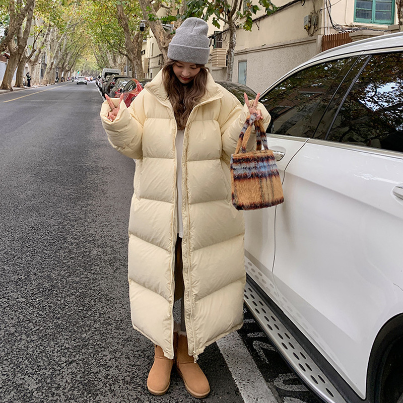 mulheres, casaco de inverno, casaco puffer, grosso,