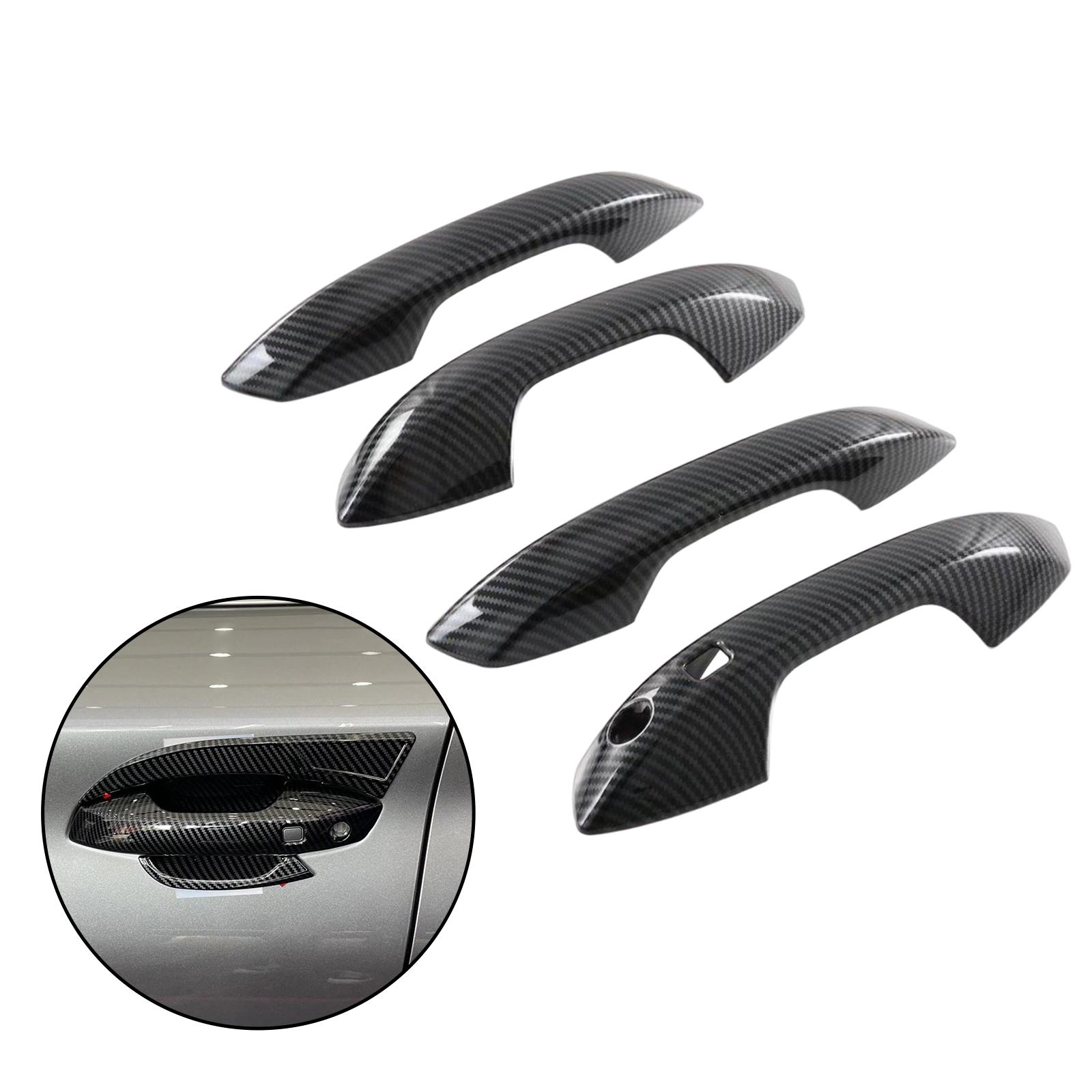 4 Pieces Car Door Handles Cover Modification for Byd Atto 3 Yuan Plus