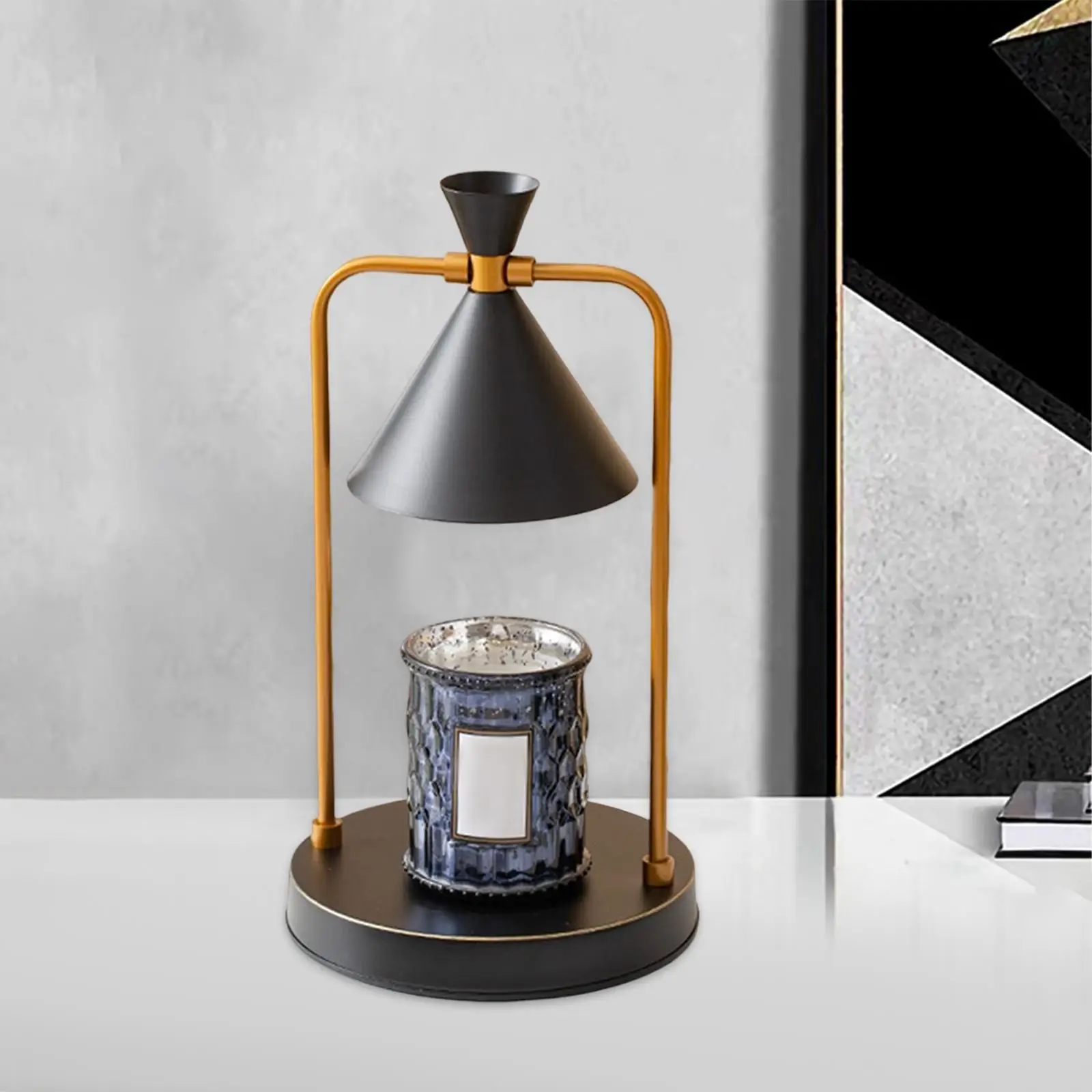 Electric Candle Warmer Lamp Wax Melt Desktop Oil Burner Candle Melting for Home Fragrance SPA Birthday Gift Beside Living Room