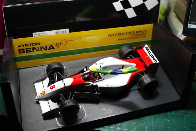 MINICHAMPS 1/18 Diecast f1 racing car model 1993 Europe Station