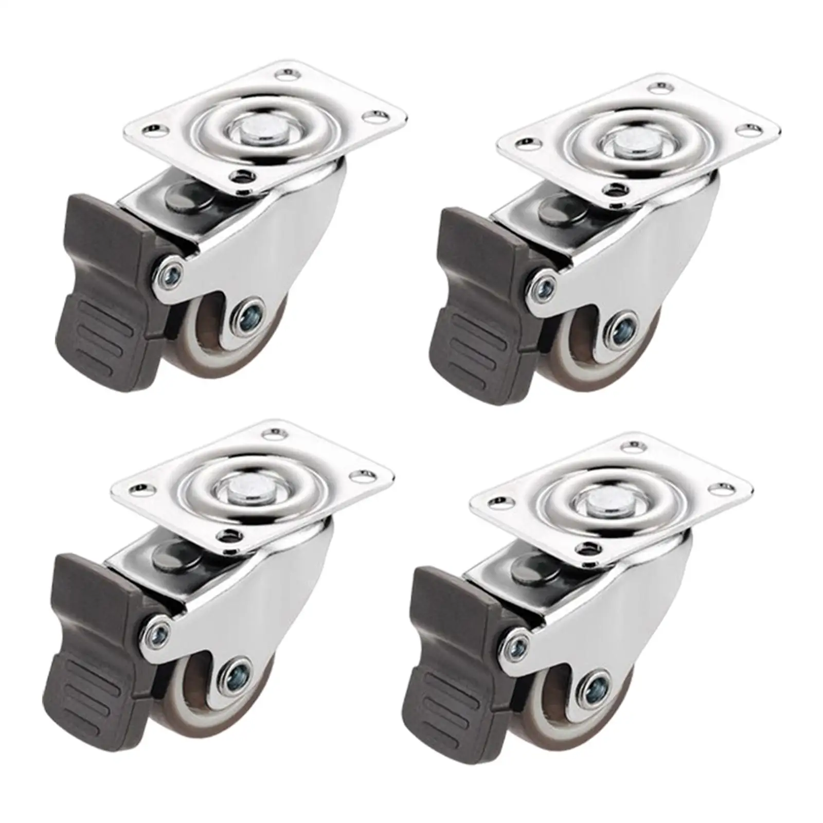 4-part Swivel Castors, Roller Wheel, Trolley, Furniture Wheel, Universal Roller