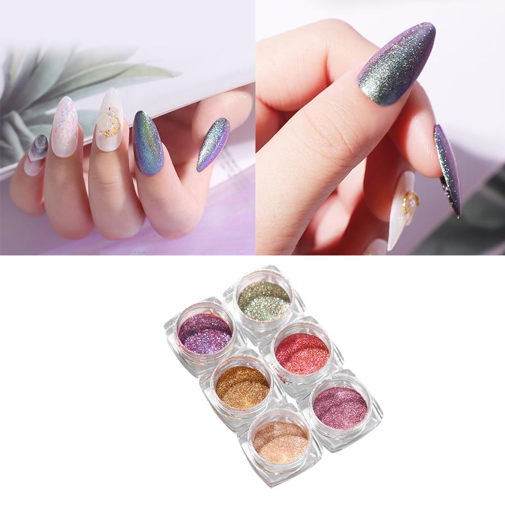 6Pieces 6Colors Dust  DIY Decor Accessory Crafts For Professional Use