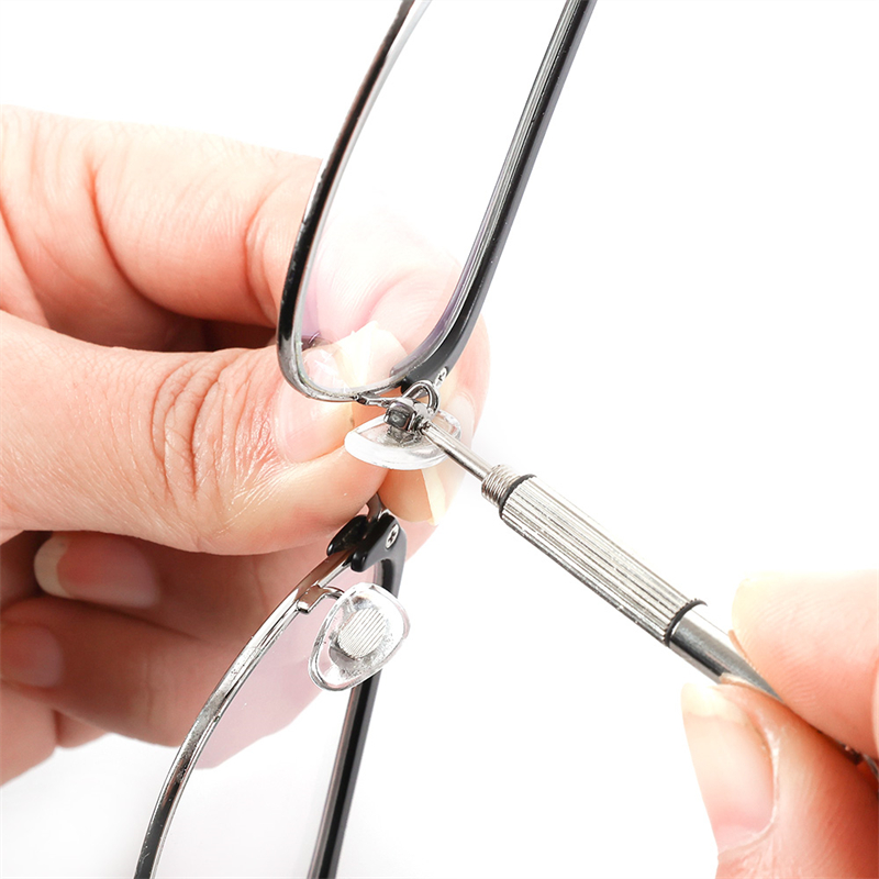 Mini-Handbrillen-Schraubendreher, 3-in-1-Brillenreparatursets, Multifunktions-Schraubendreher-Set für Sonnenbrillen, Uhren und Brillen mit Schlüsselanhänger – Detail 4