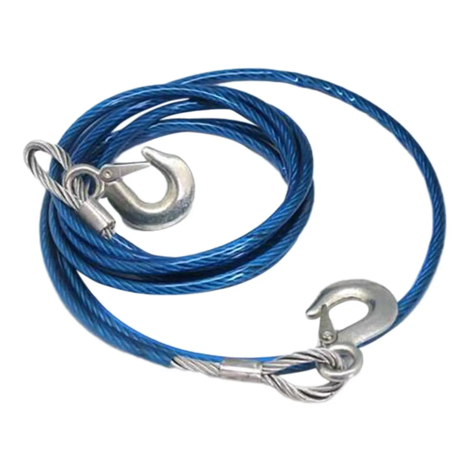 Heavy Duty Tow Strap with Safety Hooks Vehicles Tow Rope for Hauling