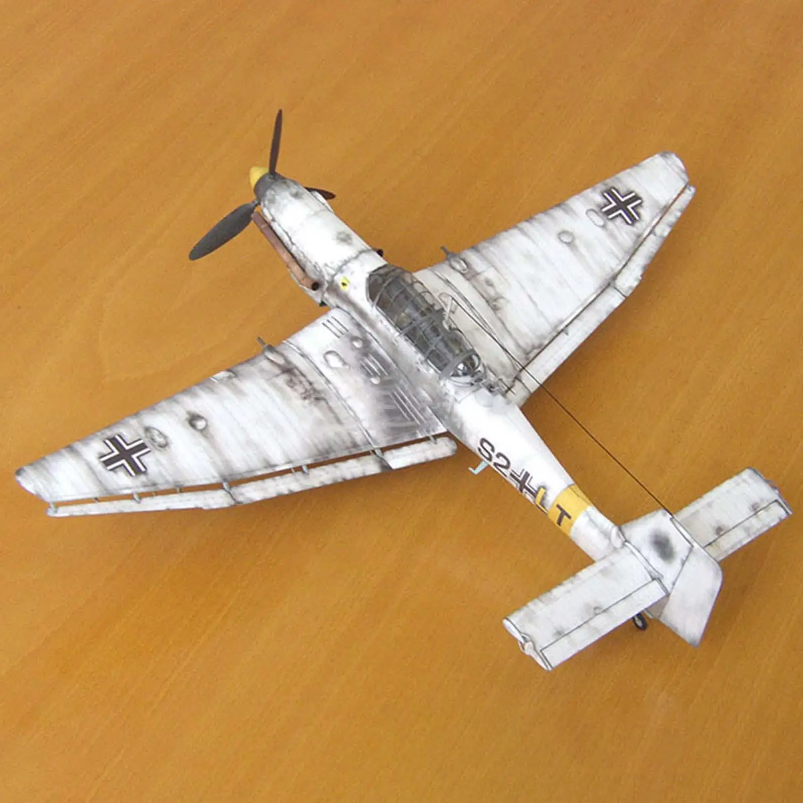 1:33 Scale 3D Bomber Fighter Assemble Paper Model Kit DIY Assemble Building Blocks for Boys Kids Adults Children Gifts