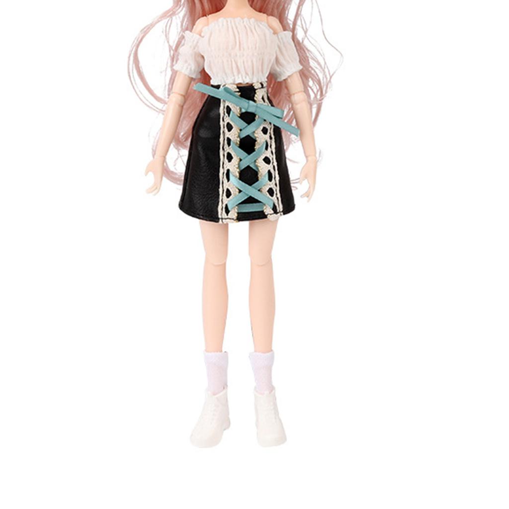 Handmade Modern Baby Doll Skirt Party Dress Clothing for 30cm 12'' Dolls