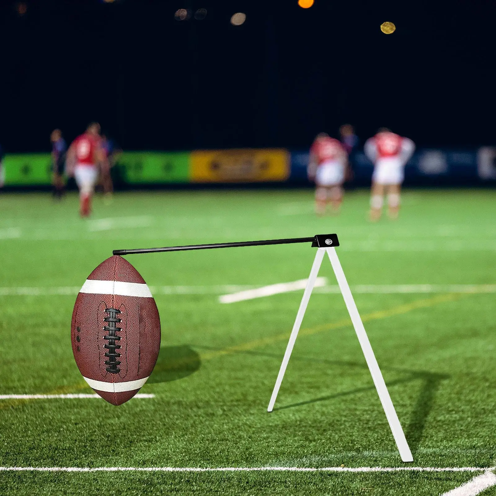 Soccer Training Aid with Carrying Bag Football Field Goal Holder Football Ball Holder Football Kicking Tee Stand for Field Goal