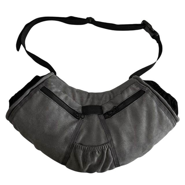 Thicken Hand Muff Camping Hand Warming Pouch Cold Weather Gloves Adjustable Shoulder Strap Hand Warmer for Climbing Skiing