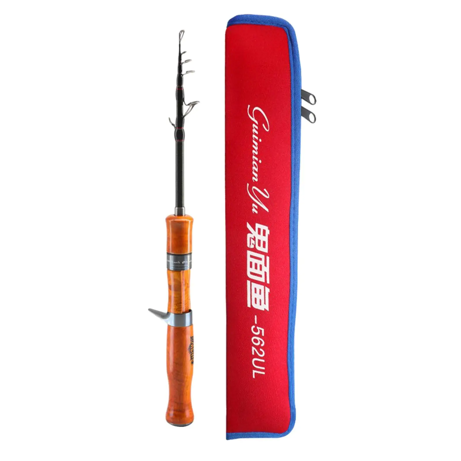 Telescopic Fishing Rod with Storage Bag Lightweight Carbon Fiber Fishing Rod