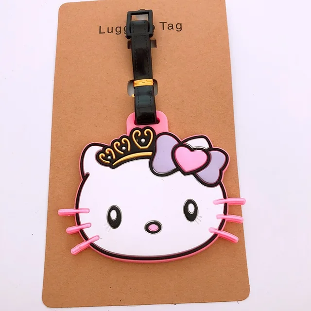 MLB St. Louis Cardinals Hello Kitty Cut Out Bag Tag 