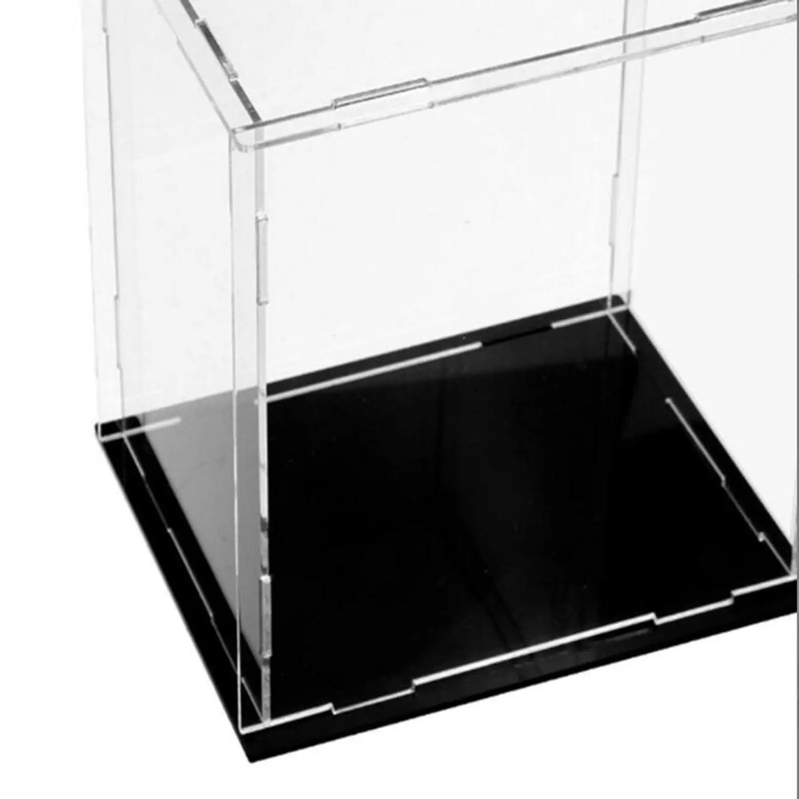 Clear Acrylic Display Case Containers for Small Figure Collectibles Airplane