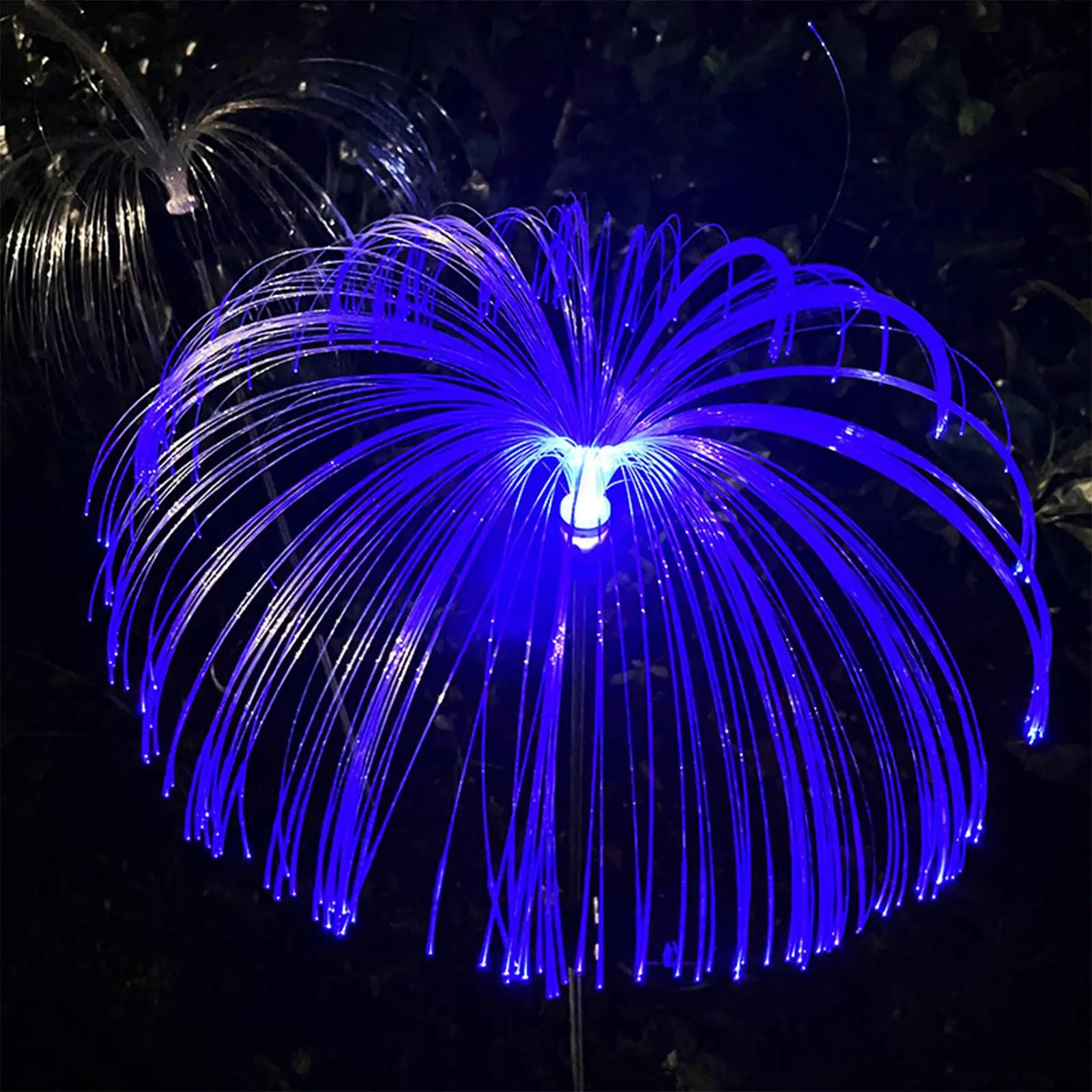 LED Solar Jellyfish Lights Waterproof Night Light IP65 Stakes Lamp Landscape Outdoor for Porch Lawn Fence Backyard Decorations