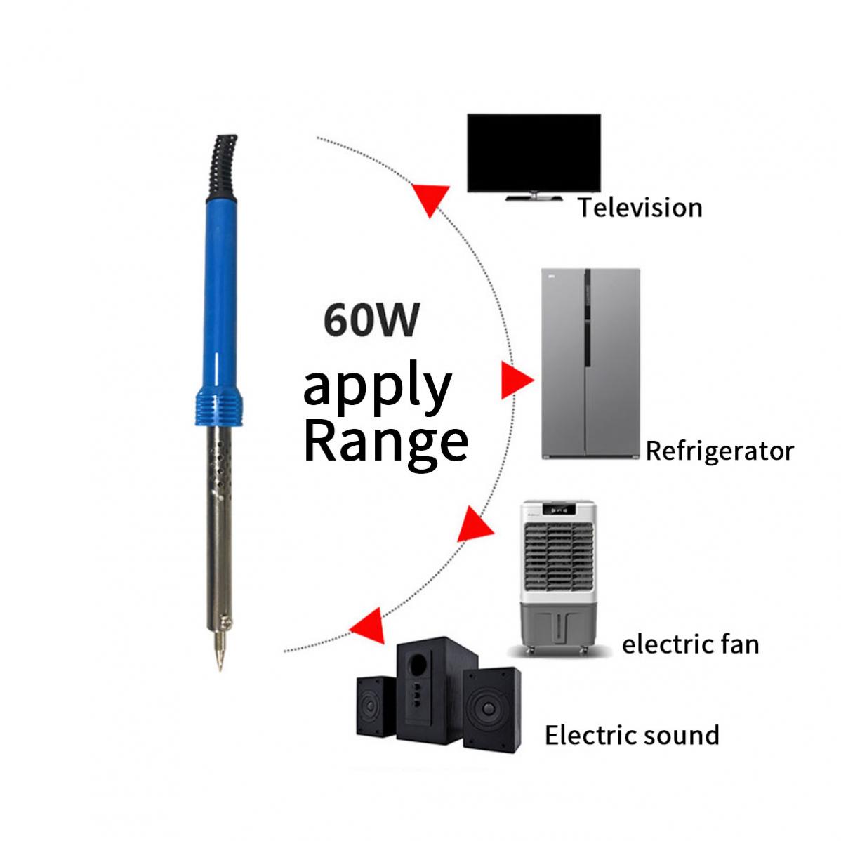 Nombre 6, Fer à souder à température réglable 220V 110V 30W 40W 60W, outil de réparation de pointes de crayon thermique à souder électrique US/EU P