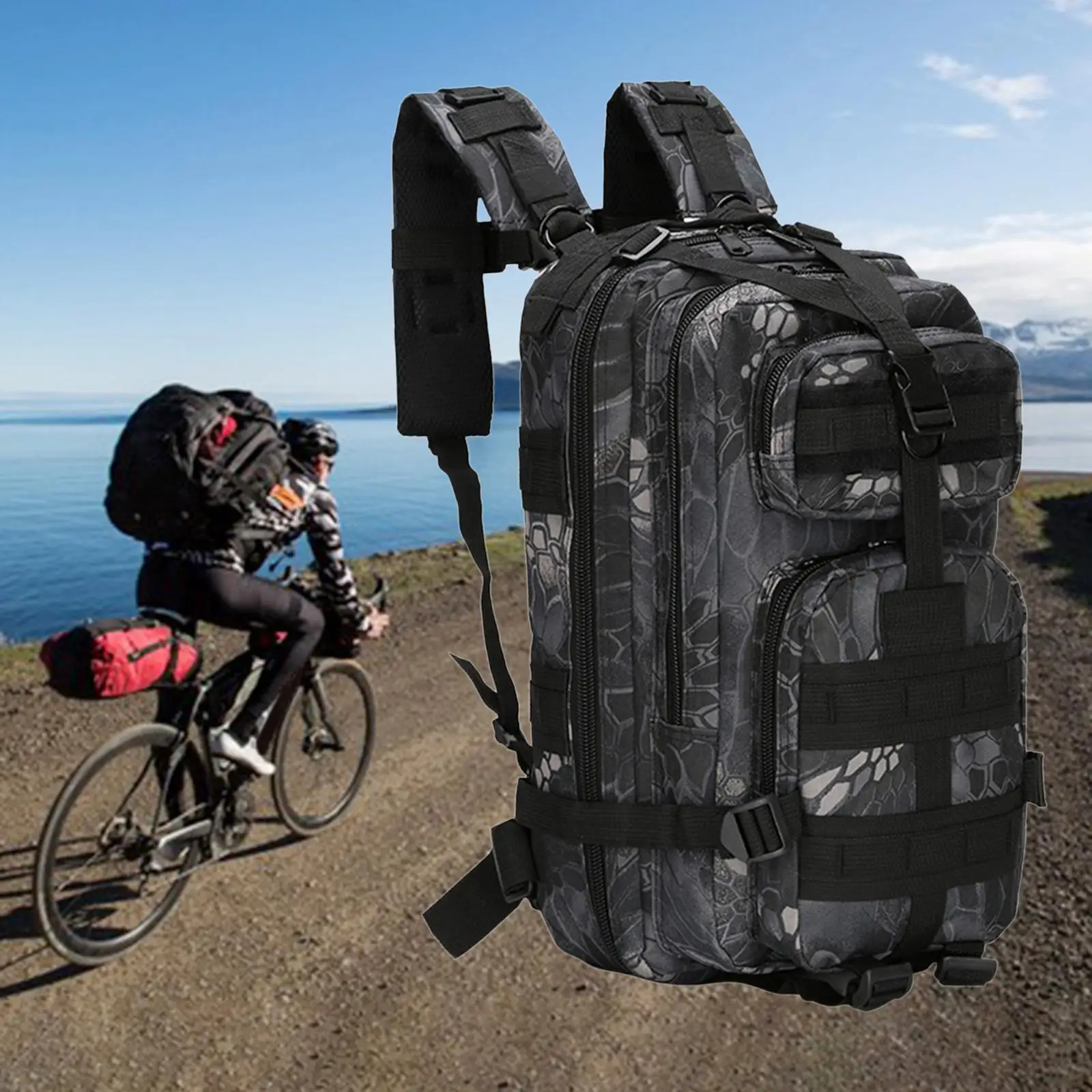 Water Resistance Hiking Backpack Traveling Haversack Bag Survival 30L