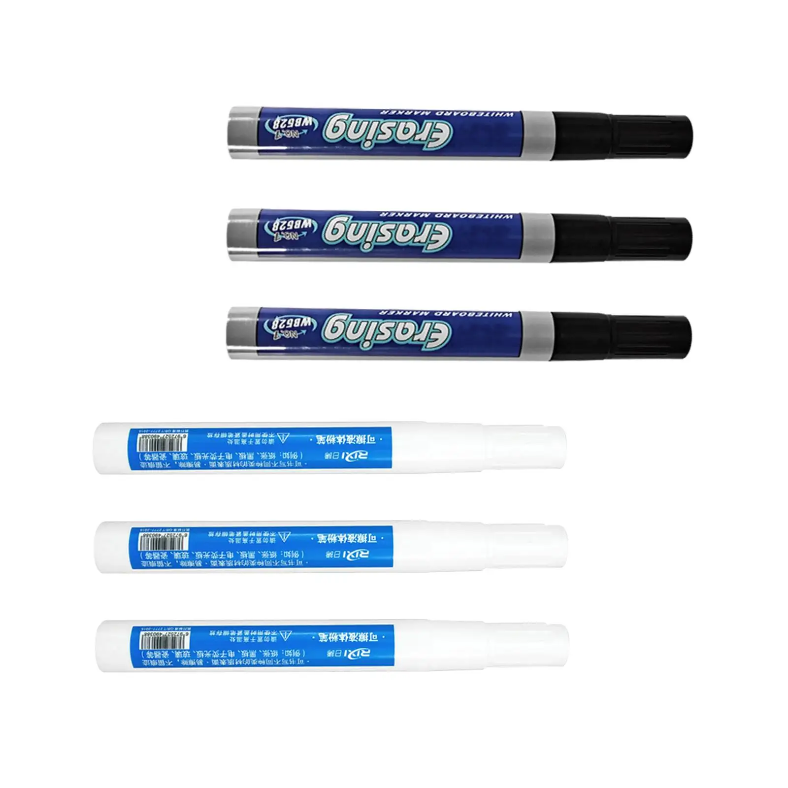 3Pcs Erasable Marker Pen Whiteboard Markers Dry Erase Pens Dry Erase Markers for Planning Whiteboard Paper Blackboard glass