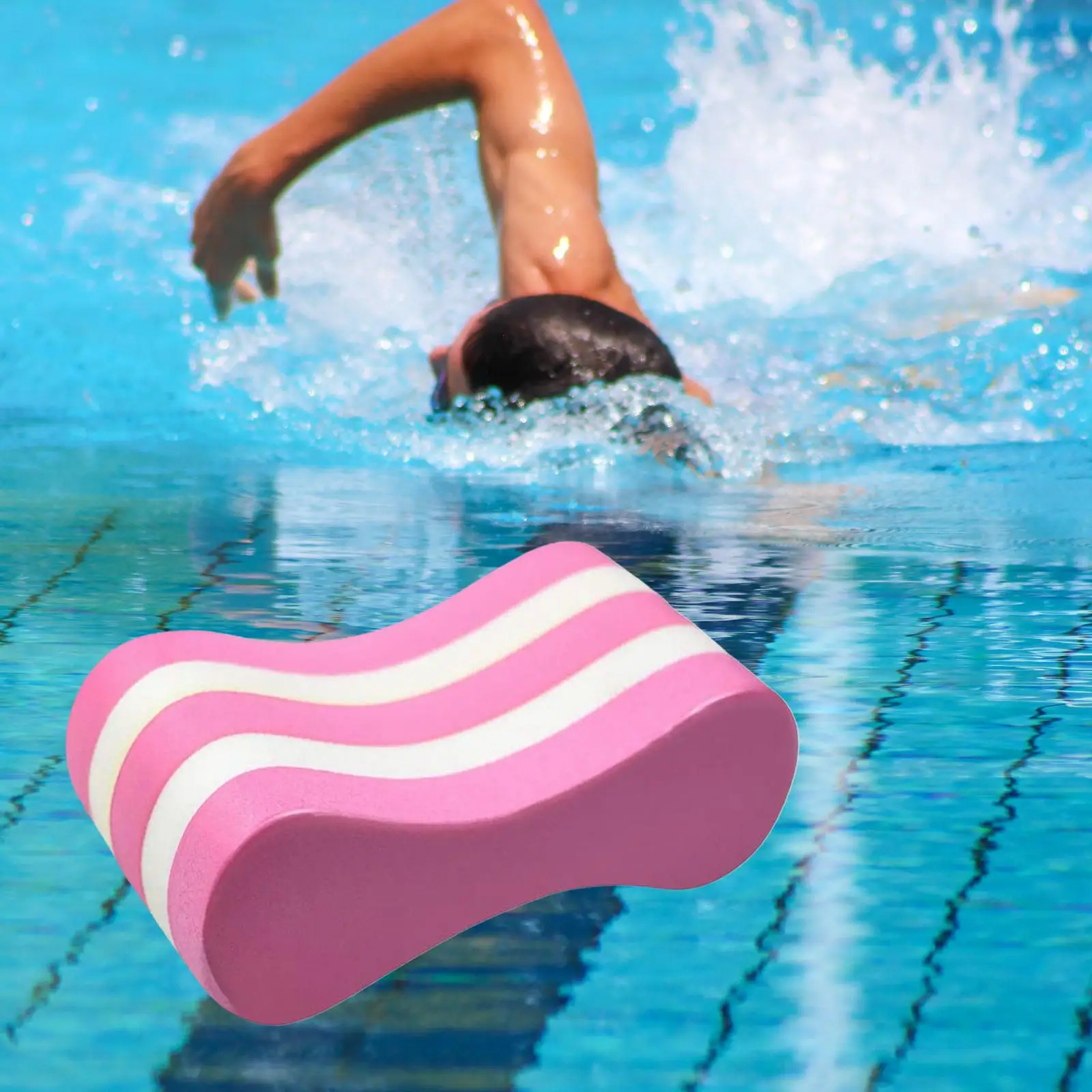 EVA Pull Buoy Leg Flotation, Swim Training Swim Buoyancy for Youth, Beginners,