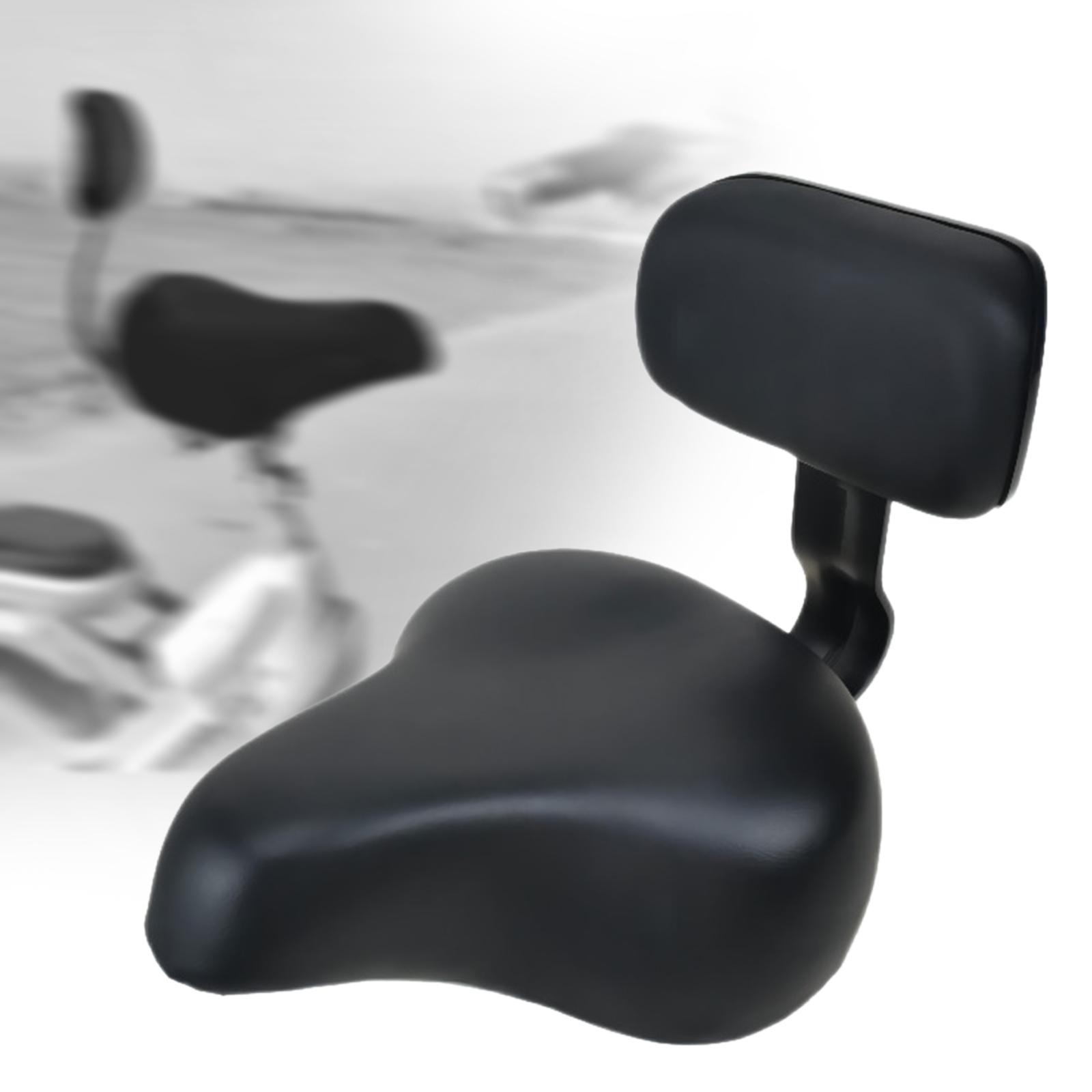 Bike Seat with Backrest Comfortable Detachable Tricycle Saddle for Men Women