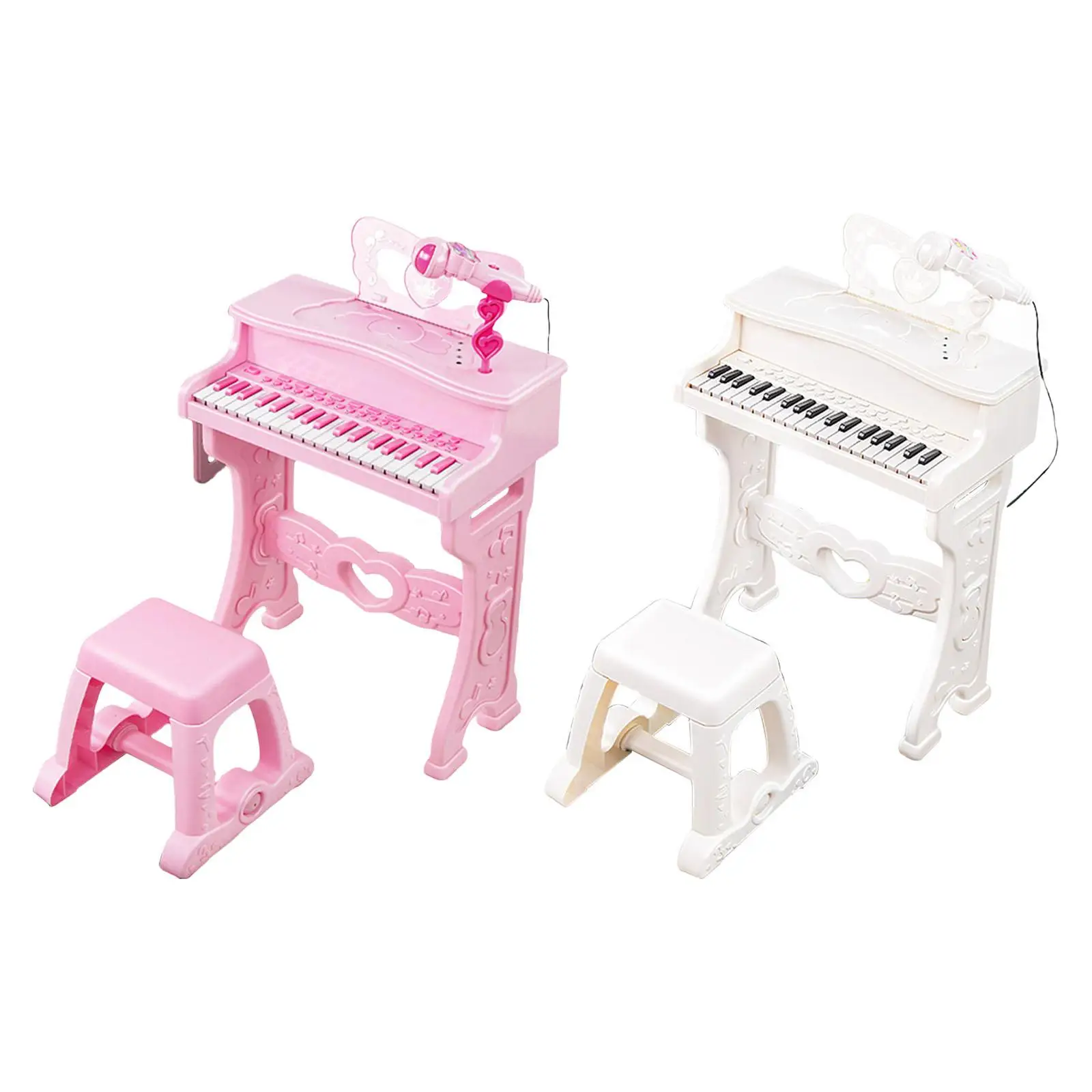 Keyboard with Microphone Educational Toy 37 Key Electronic Piano for Children