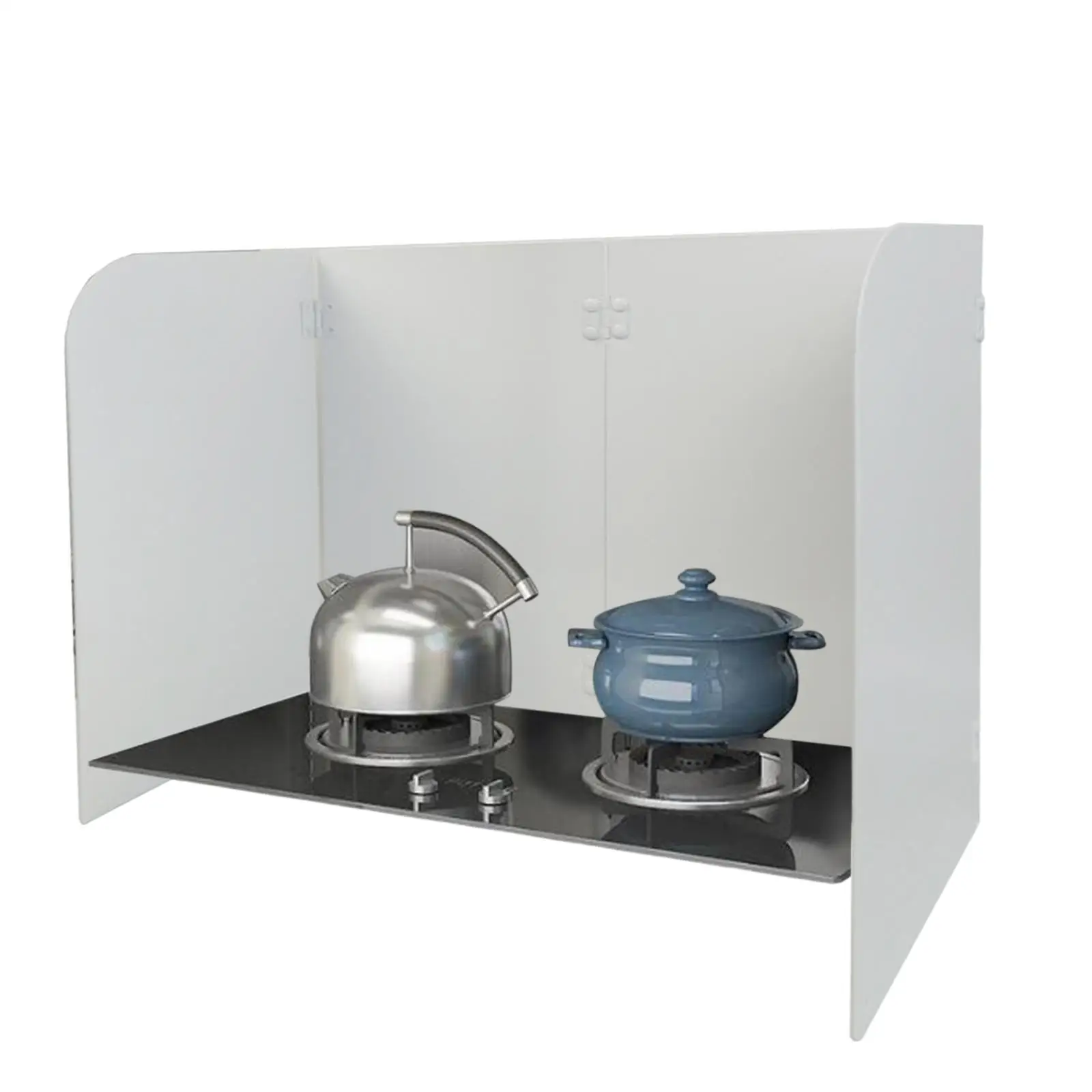 Oil Splash Guard Kitchen Tools Foldable Anti Splatter Sheet Oil Barrier for Cooktop Gas top Restaurant Cooking Frying