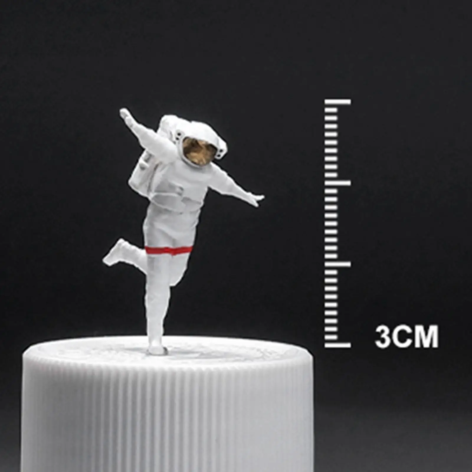 1/64 Figure Spaceman Astronaut Micro Landscape DIY Projects Tiny People Miniature Scenes Layout Accessories S Scale Dioramas
