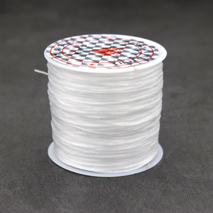 Starke dehnbare Fadens eil elastische Schnur Perlens chnüre für Schmuck herstellung DIY Halskette Armband Zubehör Großhandel Lieferungen – Detail 4