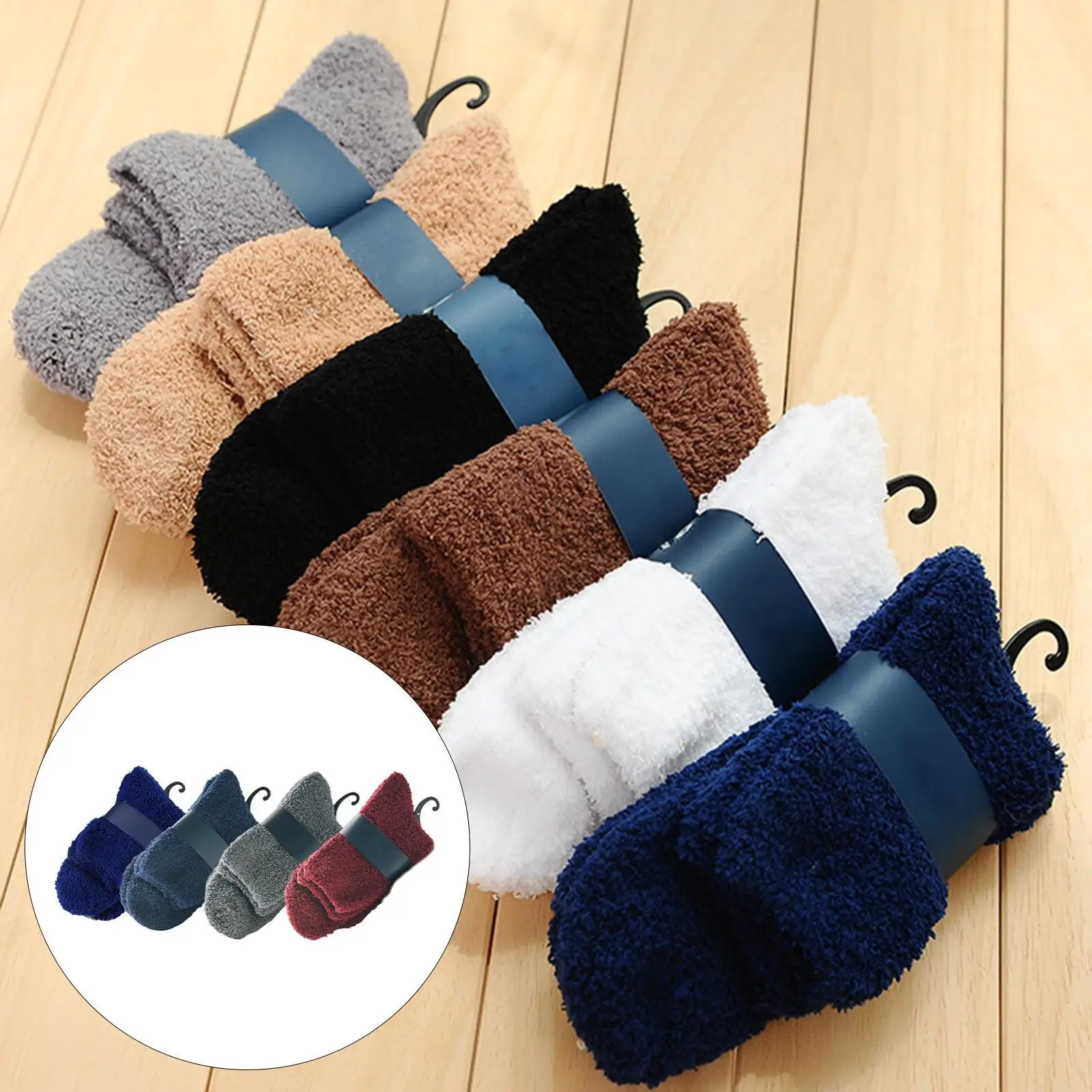 Fuzzy Socks for Women & Men Slipper Cozy Warm Winter Sleep   Christmas Gift Socks