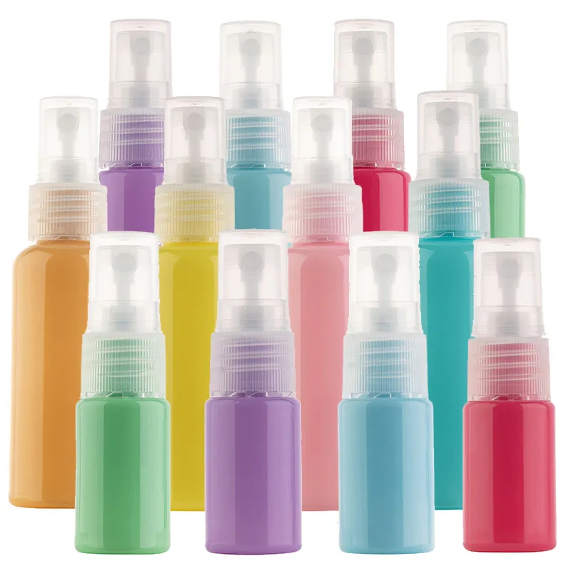 Best of 20pcs 10 / 30 / 50ml Spray Bottle Mist Perfume Atomizer Travel Colorful Plastic Refillable Bottles Sprayer Empty Cosmetic Container Reviews & Tips