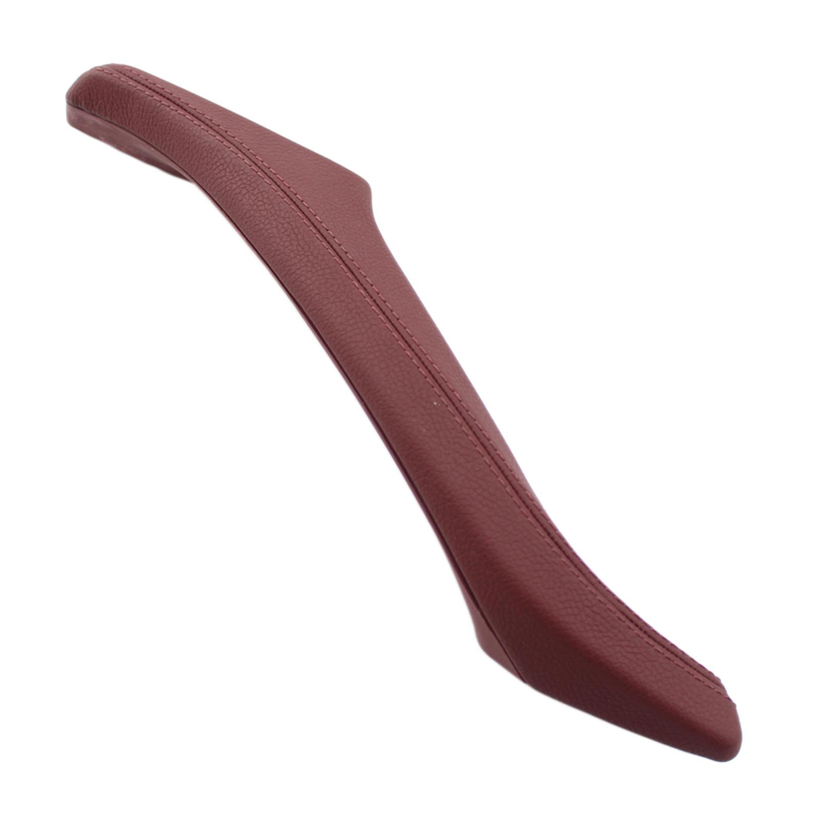 Interior Door Pull Handle Panel Right Passenger Side Grab Trim Cover Fit for BMW 5 Series F10 F11 10-16 Accessories Wine Red