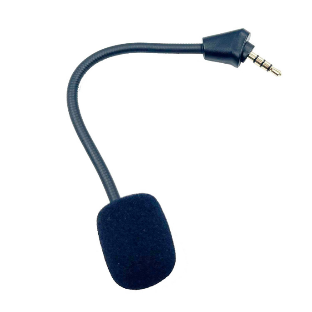 Replacement Game Mic 3.5mm Microphone for Kingston HyperX Cloud 2 II Wireless HHSC2X-BA-RD/G Gaming Headsets Headphones