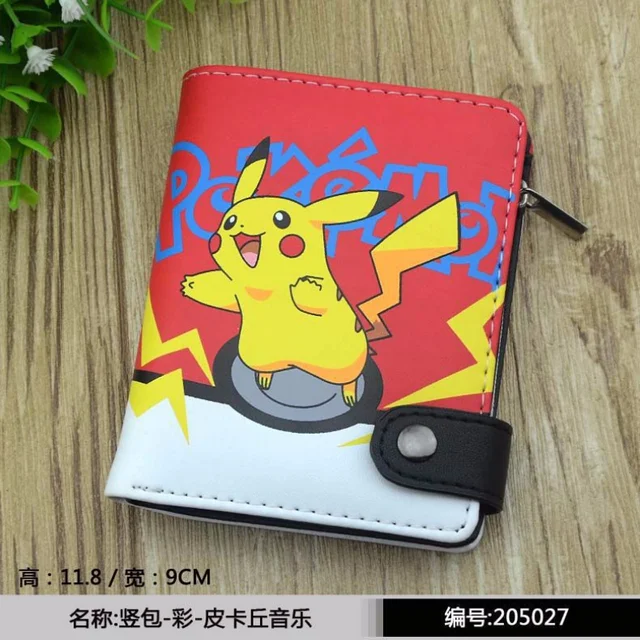 Pokemon Pikachu Pichu Print Zip-Around Wallet