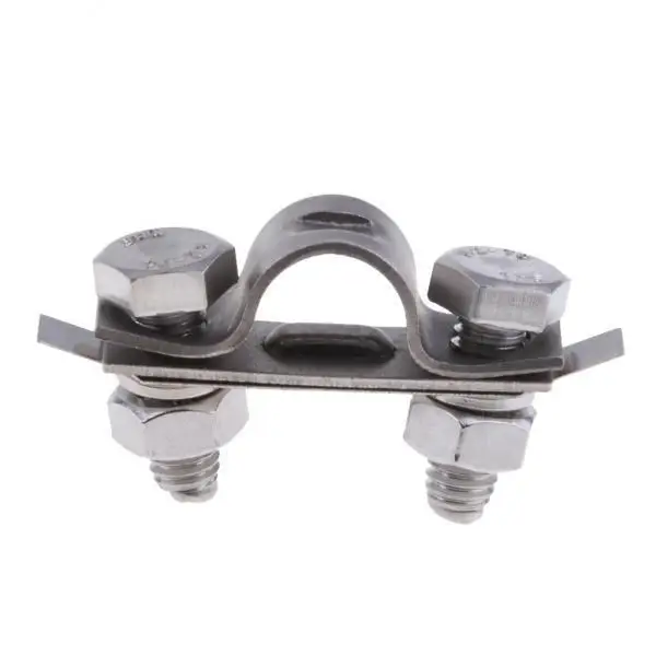 3X 304 Stainless Steel Control Cable Saddle Clamp and Shim Kit U Shaped